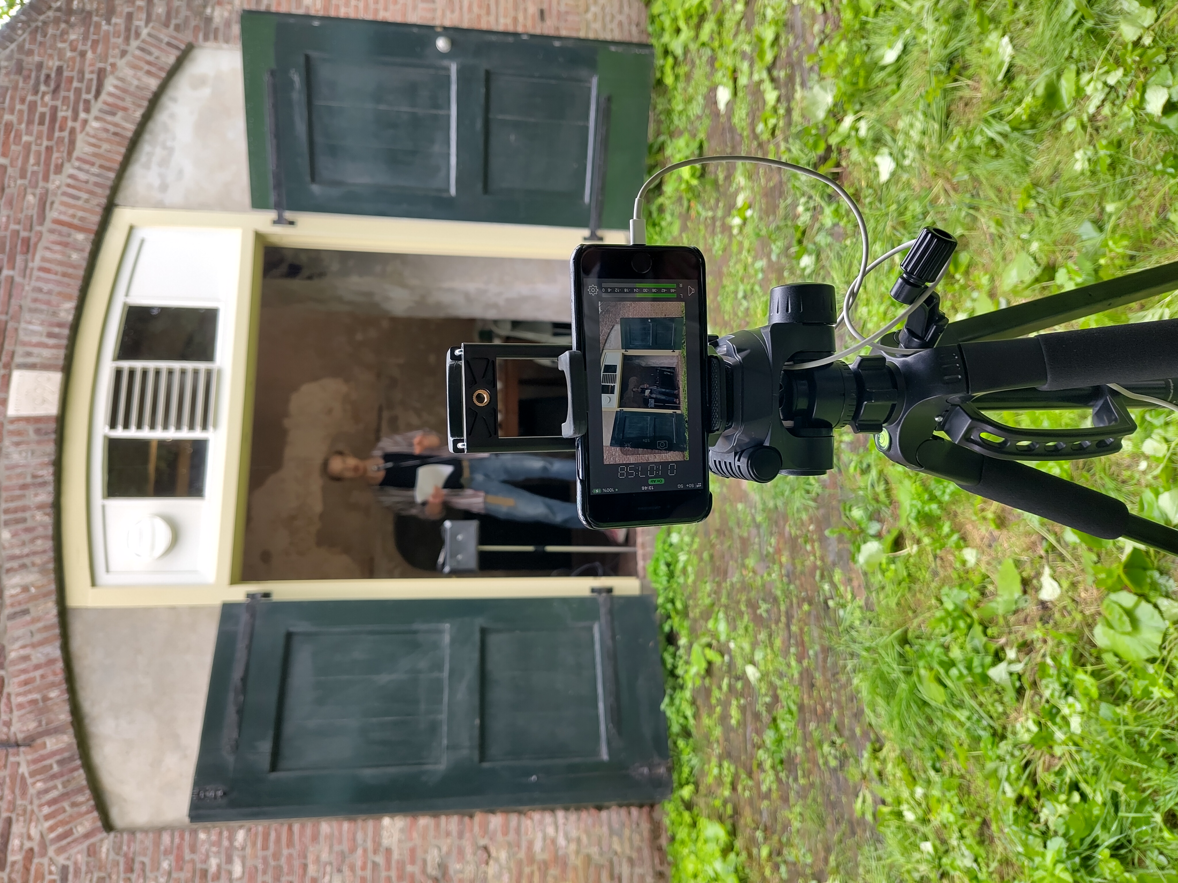 Voorbeeld van een live sessie